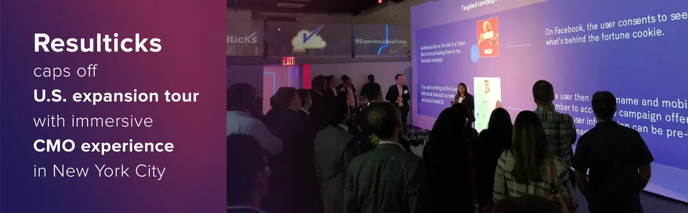 Resulticks Caps Off U.S. Expansion Tour with Immersive CMO Experience in New York City