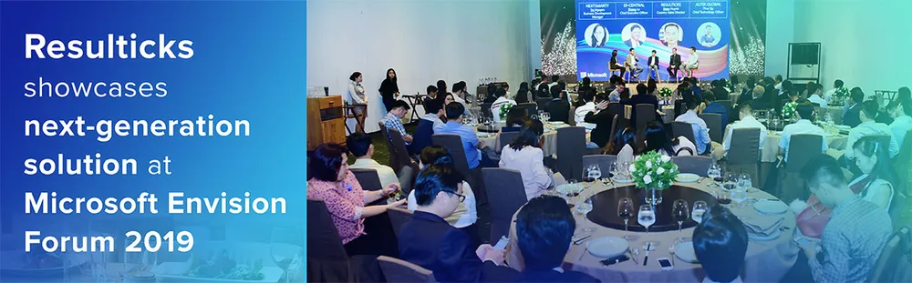 Resulticks Showcases Next-Generation Solution at Microsoft Envision Forum 2019