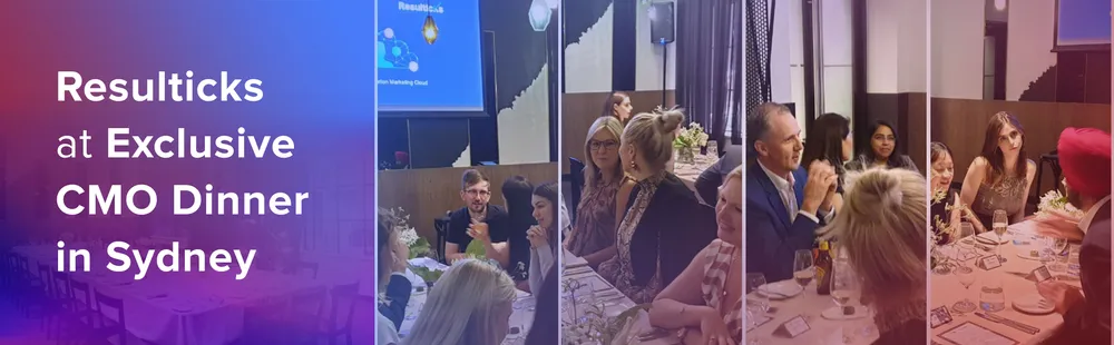 Resulticks CEO and Co-Founder Redickaa Subrammanian Shares Insights on AI and Personalization at Exclusive CMO Dinner in Sydney